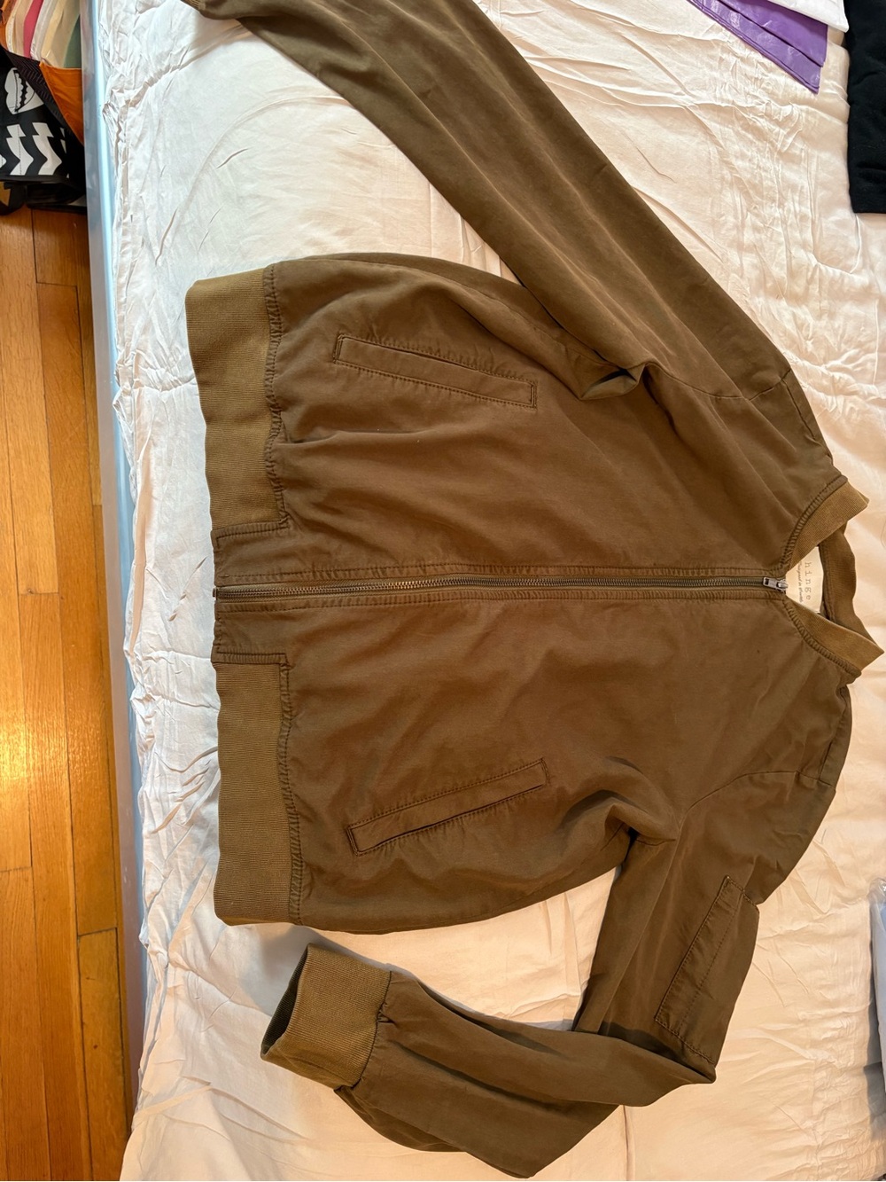 Women's Olive green jacket. Sz M